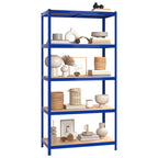 5-Layer Shelves 3 Pcs Steel&Engineered Wood 3