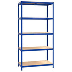 5-Layer Shelves 3 Pcs Steel&Engineered Wood 3