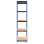 5-Layer Shelves 3 Pcs Steel&Engineered Wood 3
