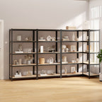 5-Layer Shelves 4 Pcs Steel&Engineered Wood 4