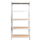 5-Layer Shelves 5 Pcs Steel&Engineered Wood