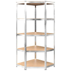 5-Layer Shelves 5 Pcs Steel&Engineered Wood