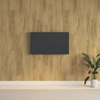 Wall Panels Wood Look Brown PVC 2.06 m²