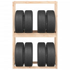 Tire Rack 120x40x180 cm Solid Wood Pine