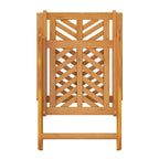 Reclining Garden Chairs 2 pcs Solid Wood Acacia
