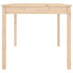 Garden Table 82.5x82.5x76 cm Solid Wood Pine