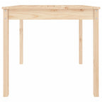 Garden Table 82.5x82.5x76 cm Solid Wood Pine