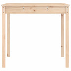Garden Table 121x82.5x76 cm Solid Wood Pine