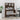 Desk with Shelves Brown Oak 102x45x148 cm Engineered Wood