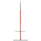 Portable Baseball Net Red&Black 369x107x271 cm Steel&Polyester