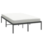 Metal Bed Frame without Mattress Black 135x190cm