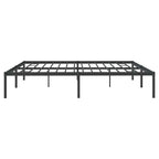 Metal Bed Frame without Mattress Black 193x203cm