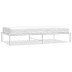 Metal Bed Frame without Mattress White 100x190cm