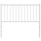 Metal Headboard White 100 cm
