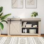 Mini Sliding Cabinet Door Kit Black 122 cm Carbon Steel