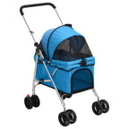 Folding Dog Stroller 76X50X100 Cm Oxford Fabric