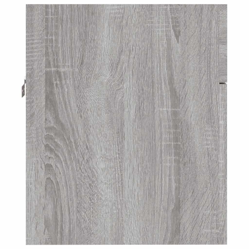 2 Piece Bathroom Furniture Set Grey Sonoma Engineered Wood