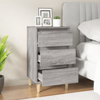 Bedside Cabinet Grey Sonoma 40x35x70 cm Engineered Wood