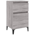 Bedside Cabinet Grey Sonoma 40x35x70 cm