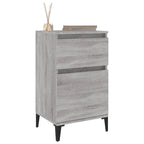 Bedside Cabinet Grey Sonoma 40x35x70 cm