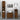 Bathroom Cabinet Brown Oak 65x33x60 cm Engineered Wood