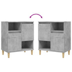 Sideboard Concrete Grey 60x35x70 cm Engineered Wood