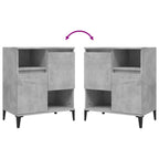 Sideboard Concrete Grey 60x35x70 cm Engineered Wood