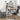 Desk Sonoma Oak 80x50x90 cm Engineered Wood and Iron