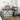 Desk with Shelves Smoked Oak 135x50x90 cm Engineered Wood&Iron