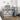 Desk with Shelves Grey Sonoma 135x50x90 cm Engineered Wood&Iron
