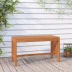 Garden Bench 80 cm Solid Wood Eucalyptus