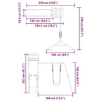 Outdoor Playset Impregnated Wood Pine