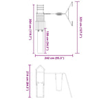 Outdoor Playset Solid Wood Douglas