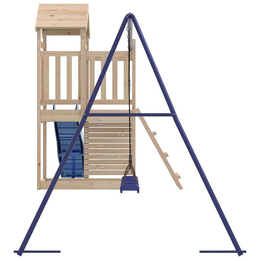 Outdoor Playset Solid Wood Pine