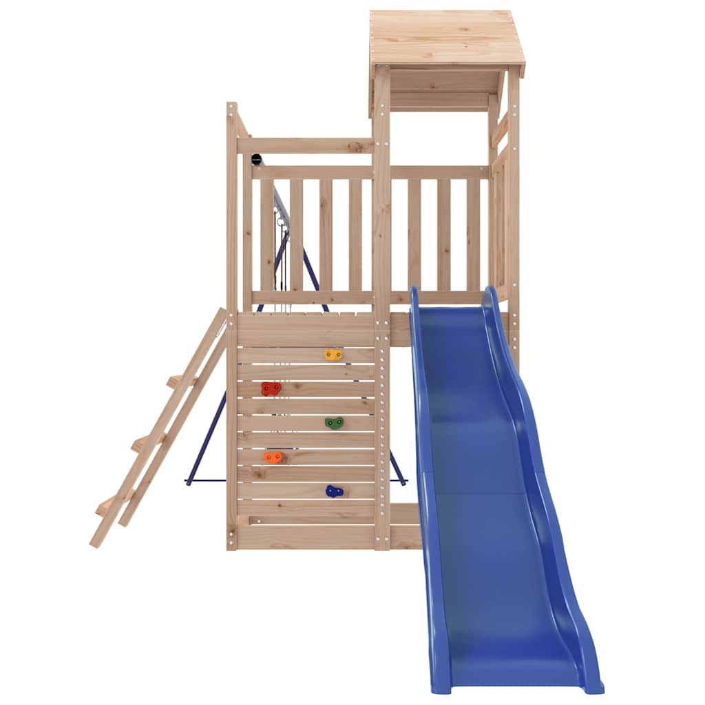 Outdoor Playset Solid Wood Pine