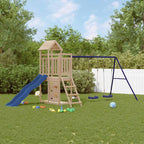 Outdoor Playset Solid Wood Pine