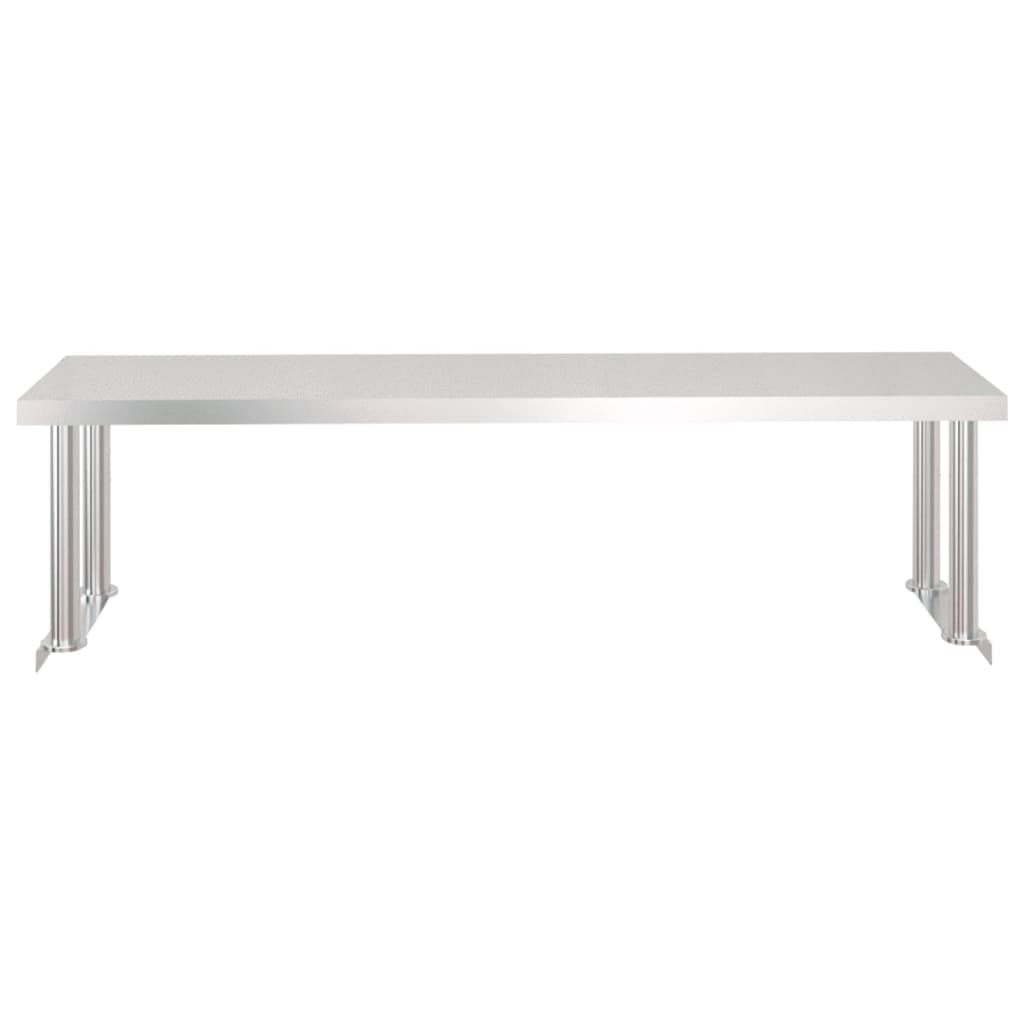 Kitchen Work Table With Overshelf Stainless Steel
