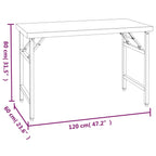 Kitchen Work Table with Overshelf 120x60x145 cm Stainless Steel