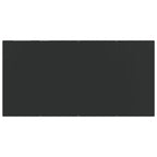 7 Piece Garden Dining Set Black PVC Rattan