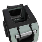 Pet Bike Trailer Grey and Black Oxford Fabric and Iron