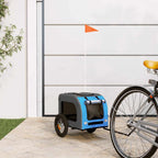 Pet Bike Trailer And Grey Oxford Fabric And Iron