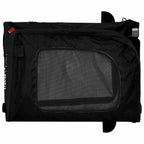 Pet Bike Trailer with Storage Black 124.5 x 63.5 x 53 cm