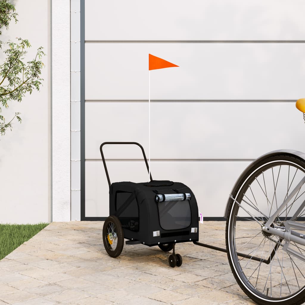 Pet Bike Trailer And Black Oxford Fabric&Iron