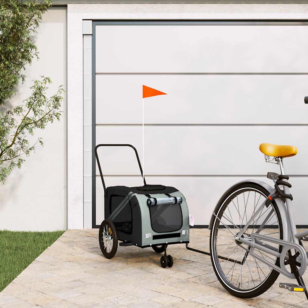 Pet Bike Trailer And Black Oxford Fabric&Iron