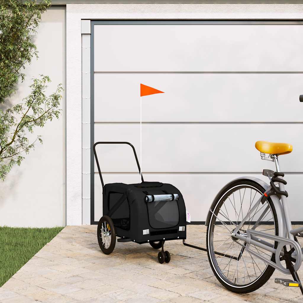 Pet Bike Trailer And Black Oxford Fabric&Iron