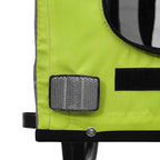 Pet Bike Trailer Green and Grey Oxford Fabric and Iron