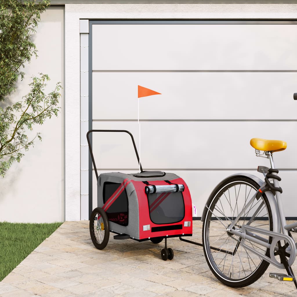 Pet Bike Trailer And Black Oxford Fabric&Iron
