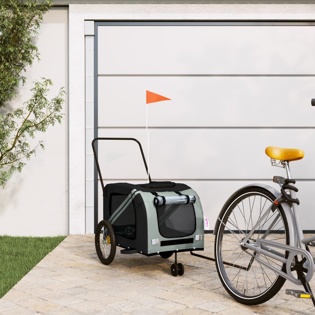 Pet Bike Trailer And Black Oxford Fabric&Iron