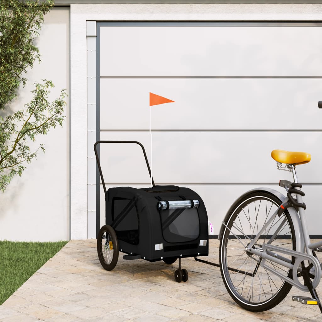 Pet Bike Trailer And Black Oxford Fabric&Iron