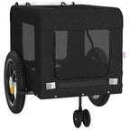 Pet Bike Trailer Black Oxford Fabric and Iron